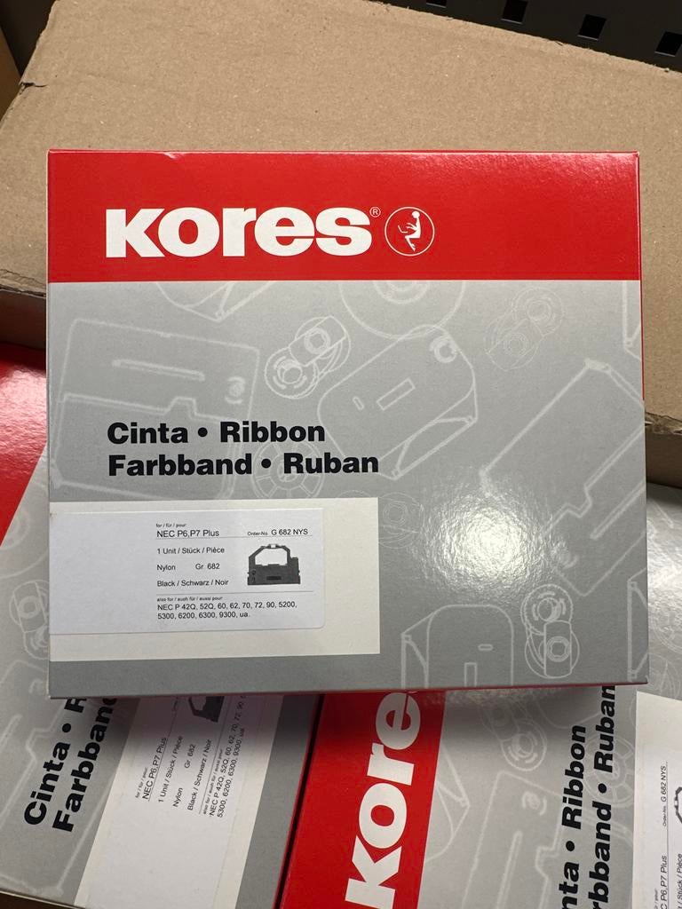 Kores G 682 NYS Inktlint voor NEC P6, P7 Plus en meer, Computers en Software, Printers, Zwart-en-wit printen, Matrix-printer, Printer