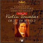 CD Beethoven Violin sonatas opus 23 opus 30 nr 2 en 3, Cd's en Dvd's, Ophalen of Verzenden, Classicisme, Zo goed als nieuw, Kamermuziek