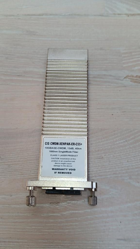 CIS CWDM-XENPAK-ER-C55+ 10GBASE-CWDM 40km SingleMode, Ophalen of Verzenden, Gebruikt