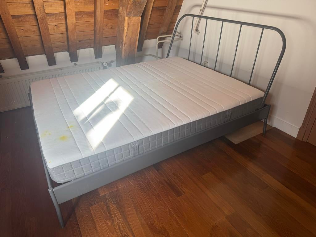 IKEA tweepersoonsbed 200x160 cm met lattenbodem, Ophalen, Gebruikt, Tweepersoons, 200 cm