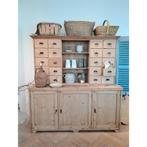 Oude apothekerskast, oude grutterskast, oude kast, Ophalen, Gebruikt, 25 tot 50 cm, Minder dan 100 cm