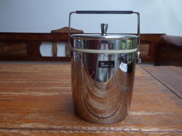 Vintage chroom ijsemmer, Thekla, Ophalen of Verzenden