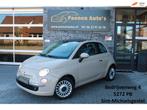 Fiat 500 1.2 Lounge Cappuccino, Leer, City Automaat, Multist, Auto's, Fiat, 15 km/l, Gebruikt, Leder, Bedrijf