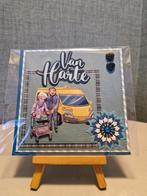 Kaartje verjaardag beroep taxi chauffeur, Ophalen of Verzenden, Nieuw, Overige thema's