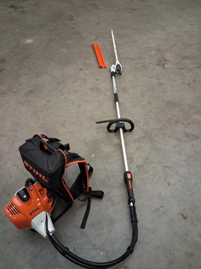 Stihl FR 410 C Benzine Heggenschaar met Rugzak demo, Ophalen of Verzenden, Gebruikt, Benzine, Stihl