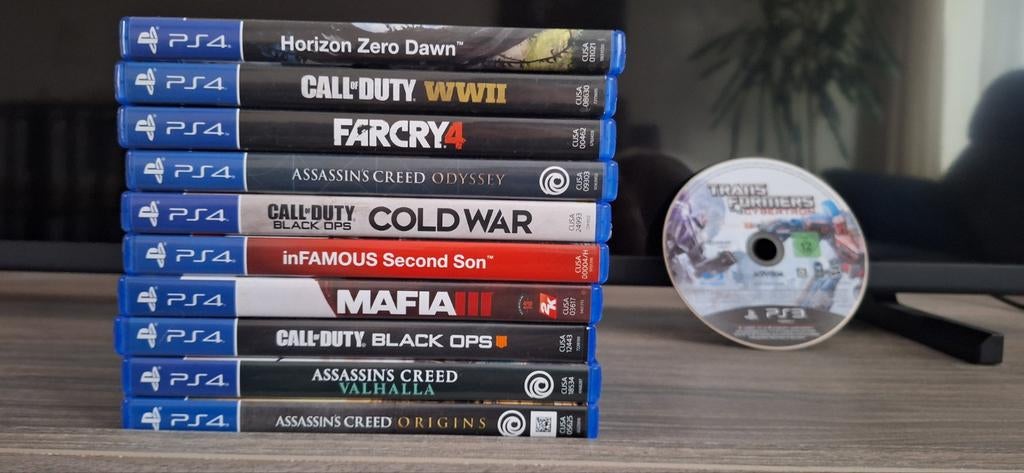 PS4 Games Bundel: Krasvrij in hoesje, enkele losse discs, Spelcomputers en Games, Games | Sony PlayStation 4, Vanaf 18 jaar, 1 speler