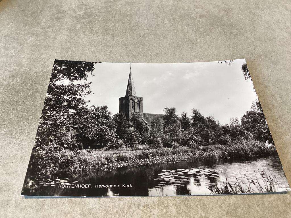 Kortenhoef.     Hervormde Kerk, Verzamelen, Ansichtkaarten | Nederland, Ophalen of Verzenden
