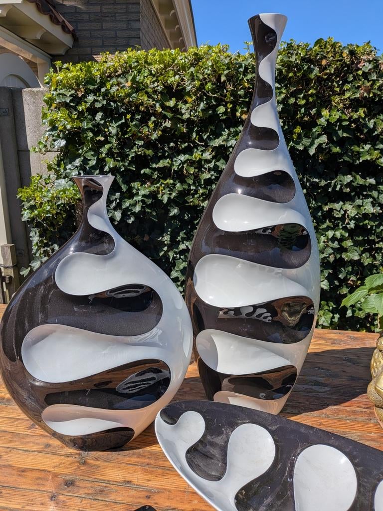 Grote vazen, Ophalen, Overige kleuren, Minder dan 50 cm, Glas