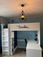 Ikea smastad hoogslaper met bureau, Ophalen, Eenpersoons, Zo goed als nieuw, 90 cm