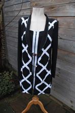 Jasje zwart/ offwhite Za-Ek mt 40 vaste prijs, Maat 38/40 (M), Za-EK, Zwart, Ophalen of Verzenden