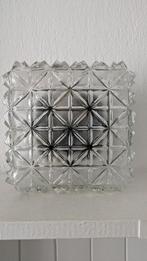 Franse Retro Vintage glazen plafondlamp muurlamp sterren, Ophalen of Verzenden, Glas