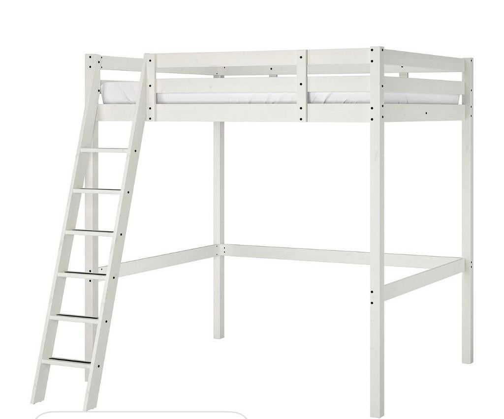 IKEA Hoogslaper Stora 140x200 - Tweepersoonsbed vanaf 15 mei, Ophalen, Gebruikt, Hoogslaper, Tweepersoons