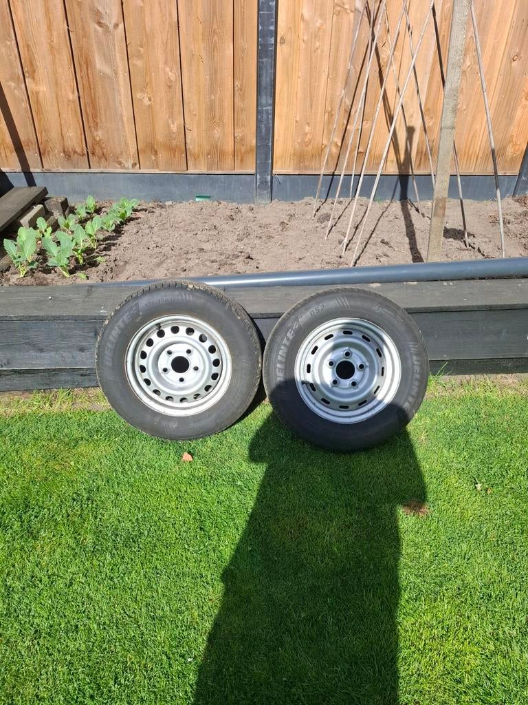 Tekoop 2 nieuwe aanhanger wielen, Auto diversen, Aanhangwagen-onderdelen, Ophalen of Verzenden