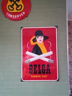 Belga Emaille Reclamebord - Vintage, Ophalen of Verzenden
