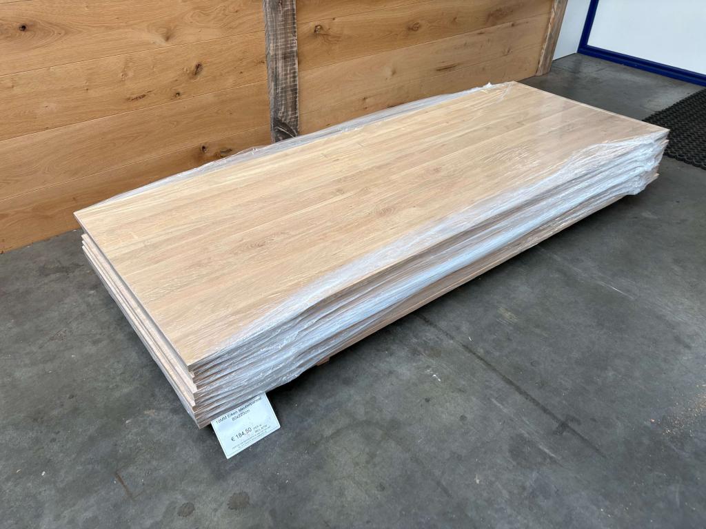 19MM Eikenmeubelpaneel voor kasten, bureau's, keuken., Doe-het-zelf en Verbouw, Hout en Planken, Nieuw, Overige typen, Eiken, 200 tot 250 cm