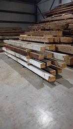 Gebruikte grenen balken 16 x 21 x 450/510, Doe-het-zelf en Verbouw, Hout en Planken, Ophalen, Gebruikt, Grenen, Balk