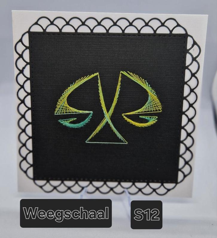 Geborduurde wenskaarten Sterrenbeelden, Hobby en Vrije tijd, Kaarten | Zelfgemaakt, Nieuw, Overige thema's, Ophalen of Verzenden