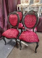 Set 4 barok stoelen opnieuw gestoffeerd, Ophalen of Verzenden, Zo goed als nieuw, Eén