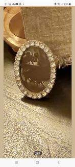 BROCANT VINTAGE OVAAL FOTOLIJSTJE kleine fotolijst, Antiek en Kunst, Ophalen of Verzenden