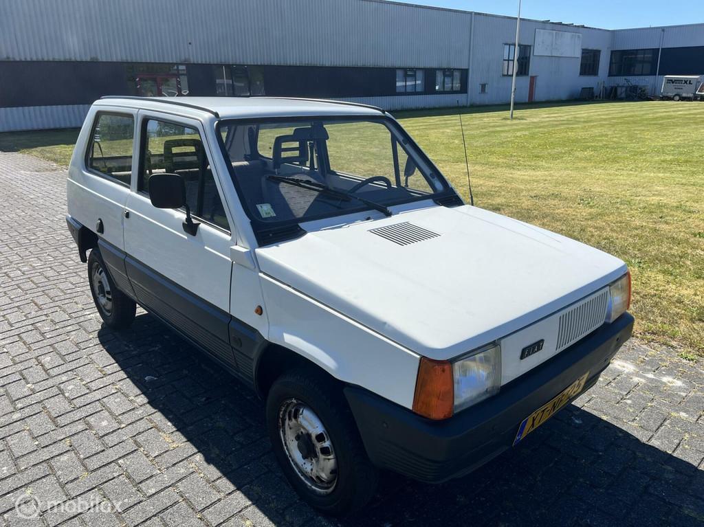 Fiat Panda 34 Van Uitvoering / Belasting Vrij / APK /, Voorwielaandrijving, Stof, Gebruikt, Wit