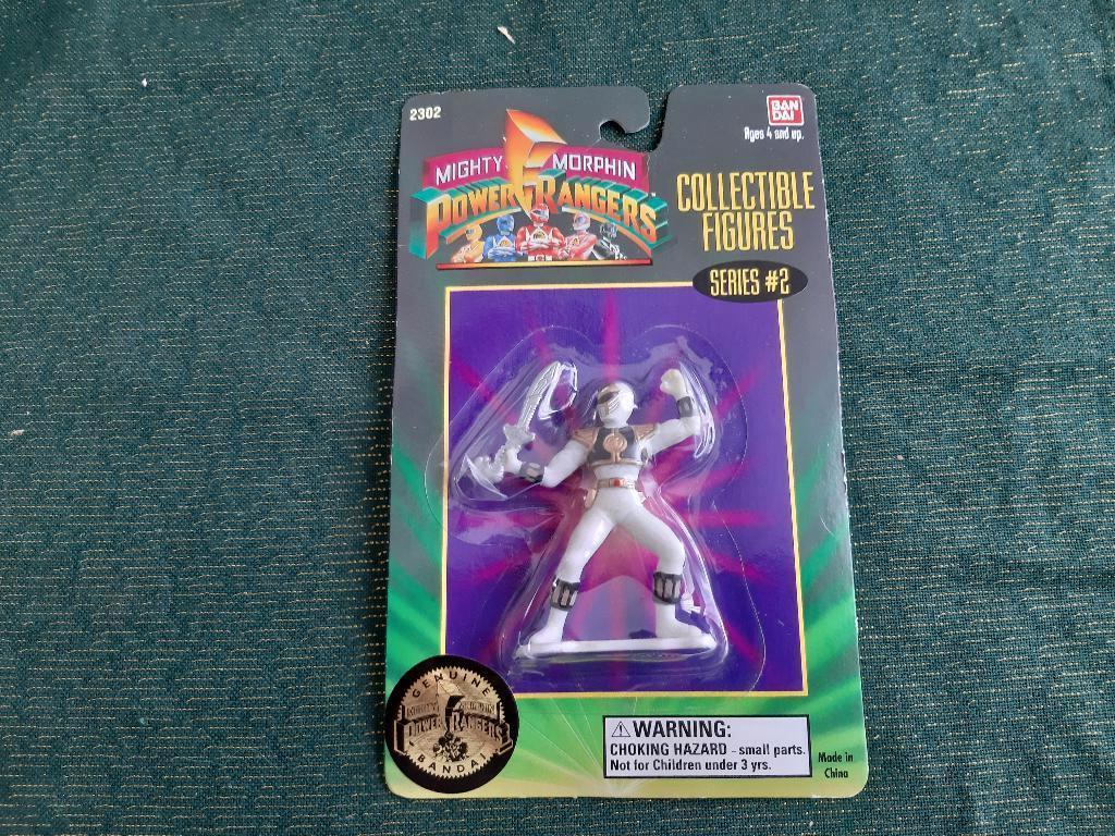 Power Rangers Collectible Figures Series 2 White Ranger, Verzenden, Zo goed als nieuw