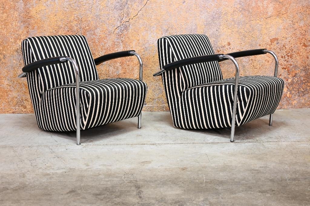 ZGANieuw stoffen Leolux Scylla design fauteuil, Huis en Inrichting, Fauteuils, Leolux, Leolux, 75 tot 100 cm, Ophalen of Verzenden