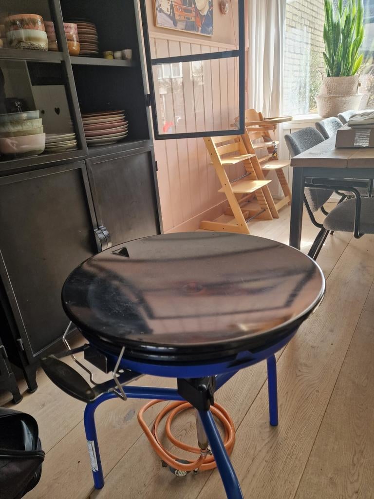 Skottelbraai 49 cm gebruikt, tegen elk aannemelijk bod, Ophalen