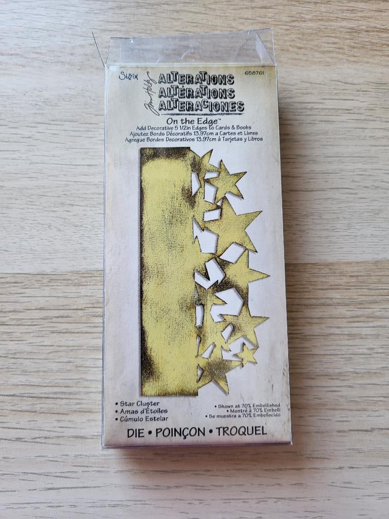 Sizzix Tim Holtz Alterations On The Edge Star Cluster 658761, Hobby en Vrije tijd, Scrapbooking, Verzenden, Nieuw, Overige typen
