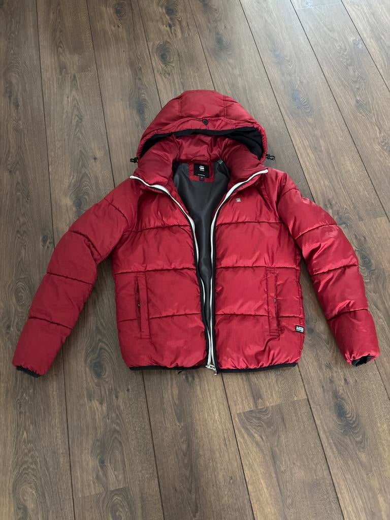 G-Star RAW jasje maat M (valt als S) - Rood pufferjack, Ophalen of Verzenden, Gedragen, Rood