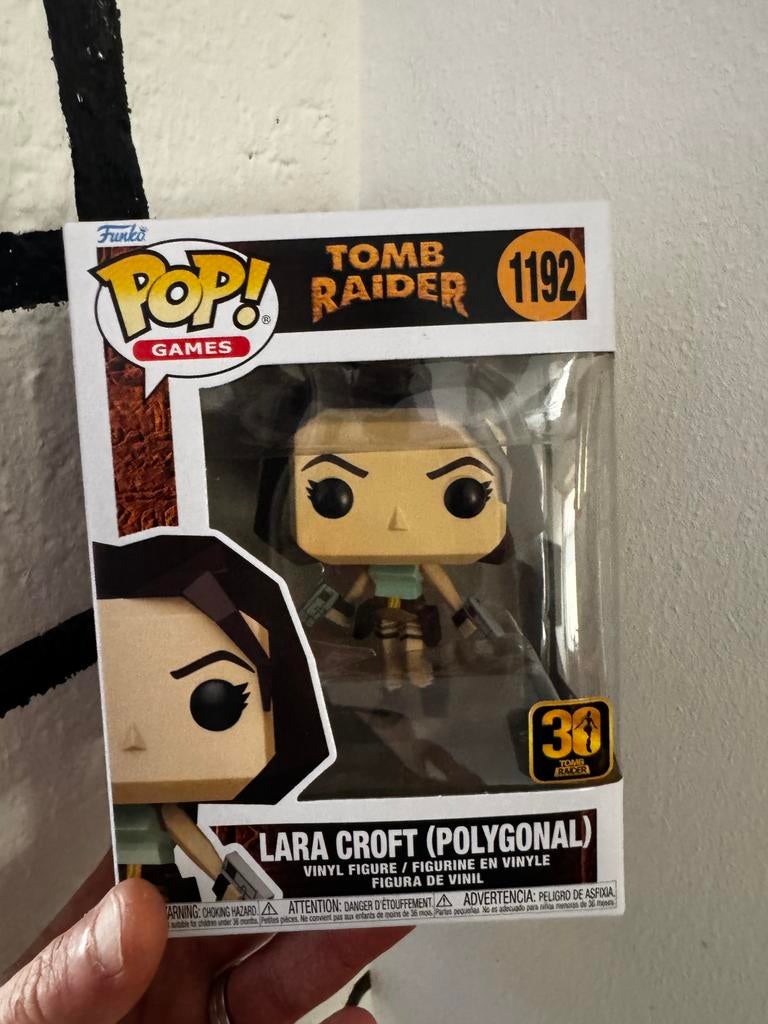 Funko Pop Lara Croft Polygonal 1192, Ophalen of Verzenden, Zo goed als nieuw