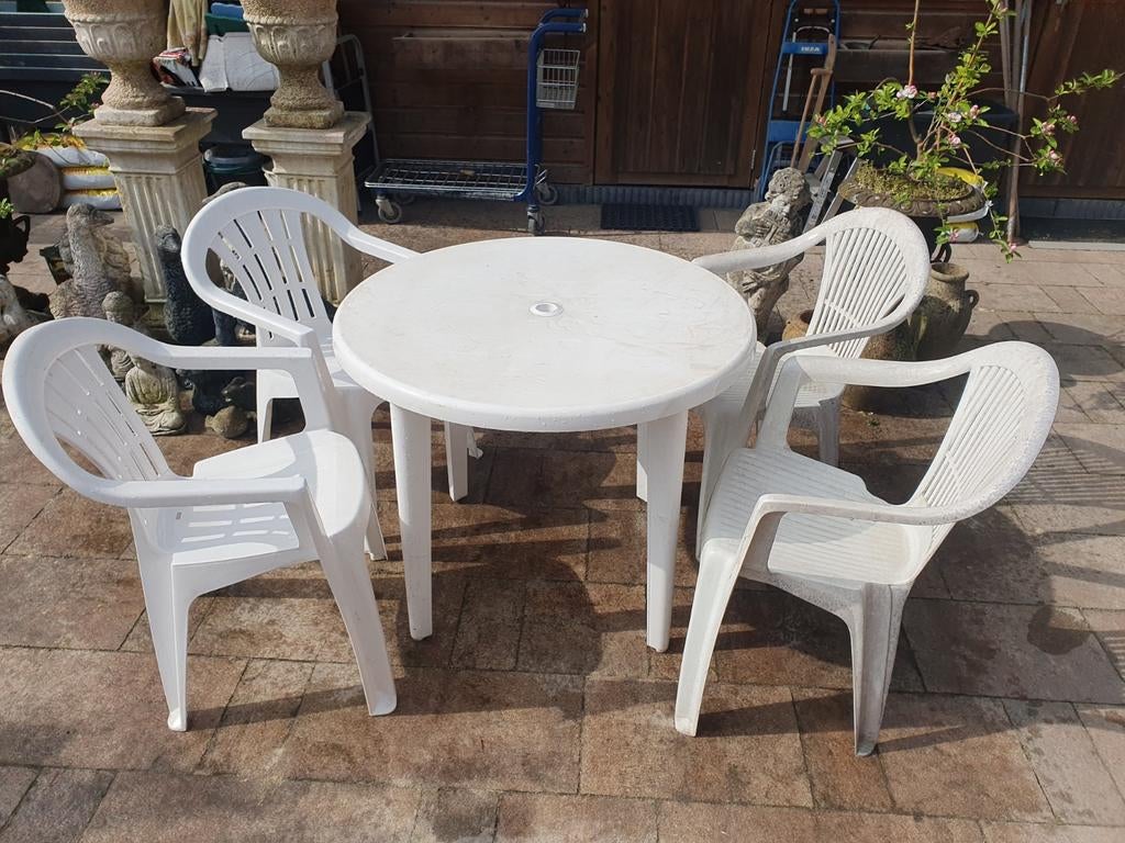 Tuinset compleet  € 10,=, Ophalen, Gebruikt