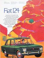 14 oude advertenties Fiat autos 68-74 124 125 127 128 auto, Ophalen of Verzenden, Zo goed als nieuw, Auto's