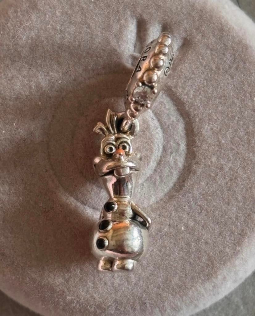 Pandora Disney Olaf bedel, Pandora, Ophalen of Verzenden, Zo goed als nieuw, 1 bedel