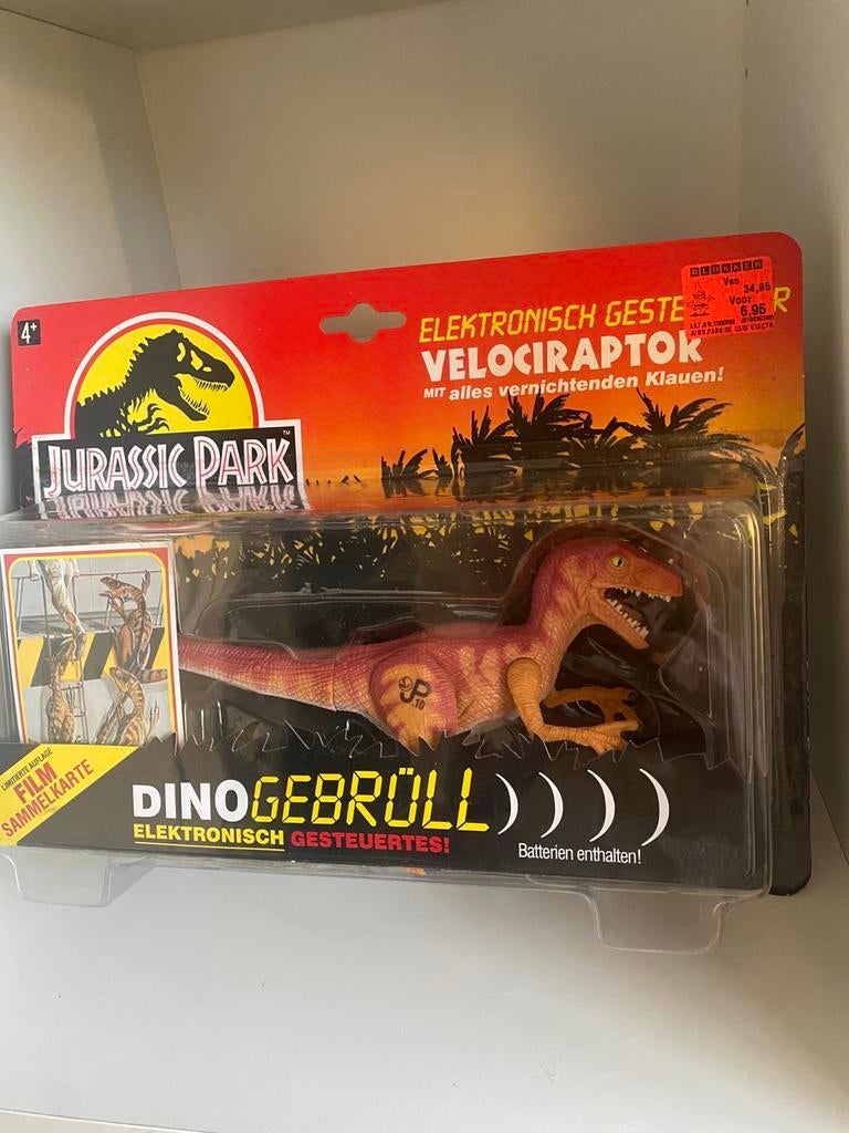Jurassic park velociraptor vintage 1993, Ophalen of Verzenden, Zo goed als nieuw