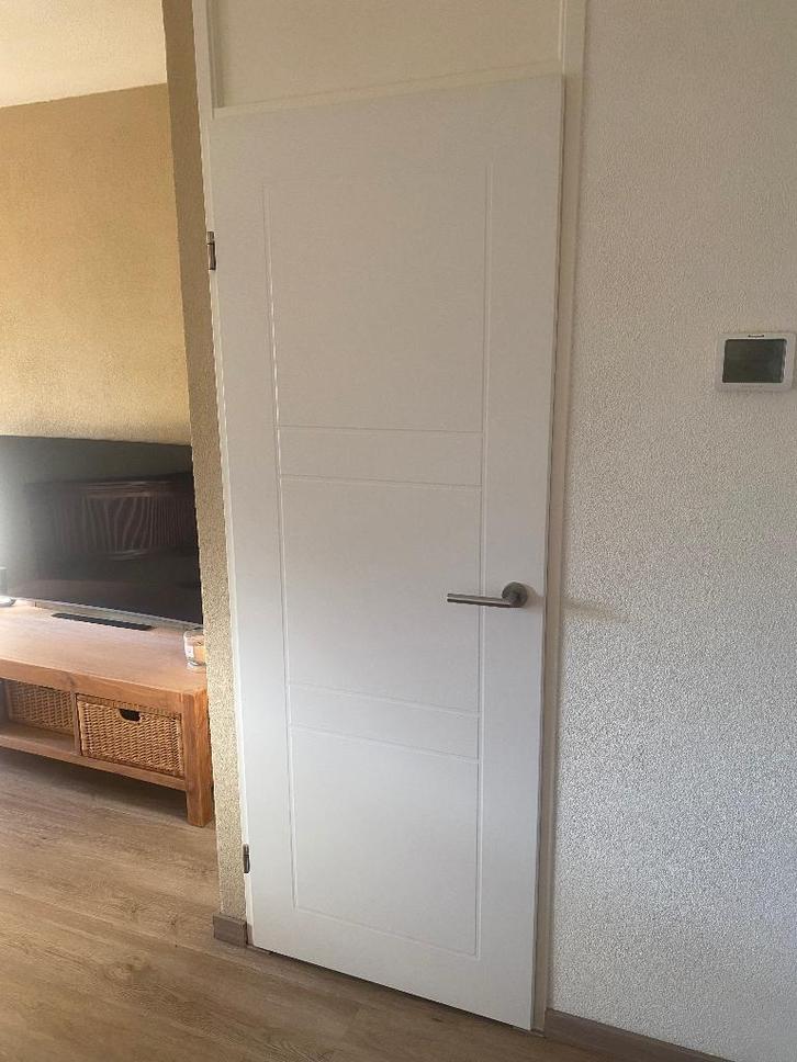 2x Binnendeur opdek svedex, Doe-het-zelf en Verbouw, Deuren en Horren, Zo goed als nieuw, Binnendeur, 200 tot 215 cm, Glas, Hout