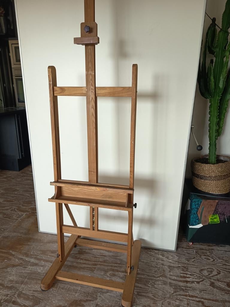 Atelierezel / Schildersezel op Wielen, Ophalen, Ezel