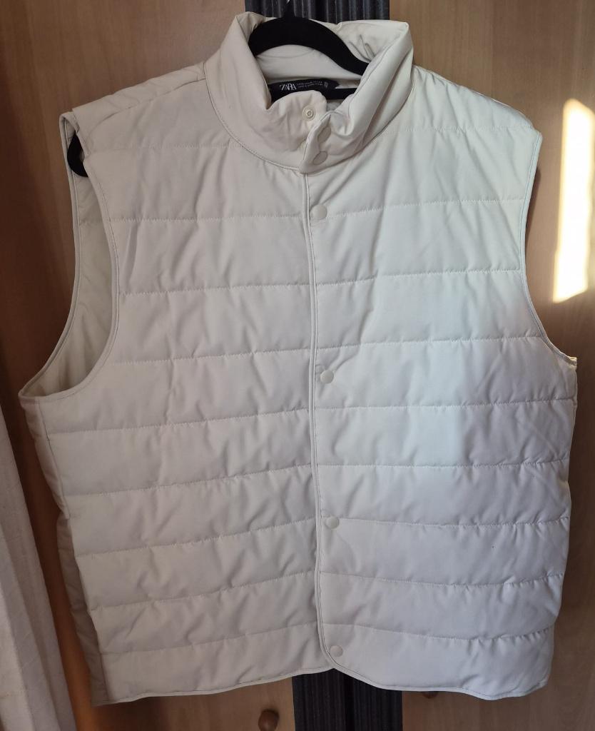 Bodywarmer te koop, Kleding | Heren, Zara, Beige, Maat 56/58 (XL), Ophalen of Verzenden