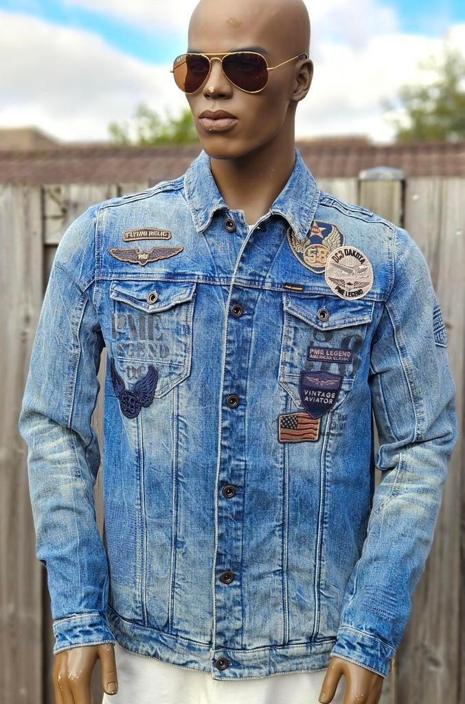 Pme Legend Jeans stretch spijkerjas / jeans jack (L) Schoon