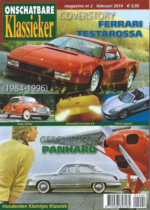 OK 2 2014: Ferrari Testarossa - Chevrolet Corvette - Panhard, Ophalen of Verzenden, Gelezen, Algemeen