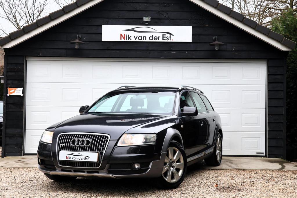 Audi A6 allroad quattro 3.2 FSI Pro Line-Luchtvering-PDC-MMI, Auto's, Audi, Automaat, Gebruikt, Zwart, Origineel Nederlands
