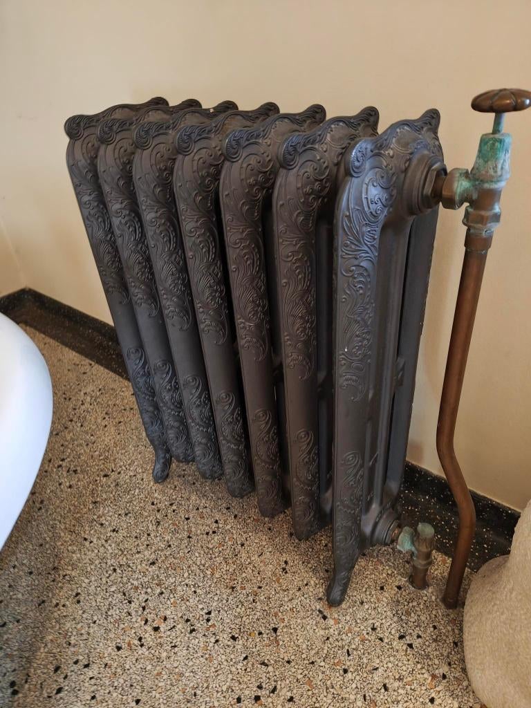 Heritage: wasbak, Toilet, Radiator: Engelse stijl Heritage, Ophalen, Gebruikt, Met douche
