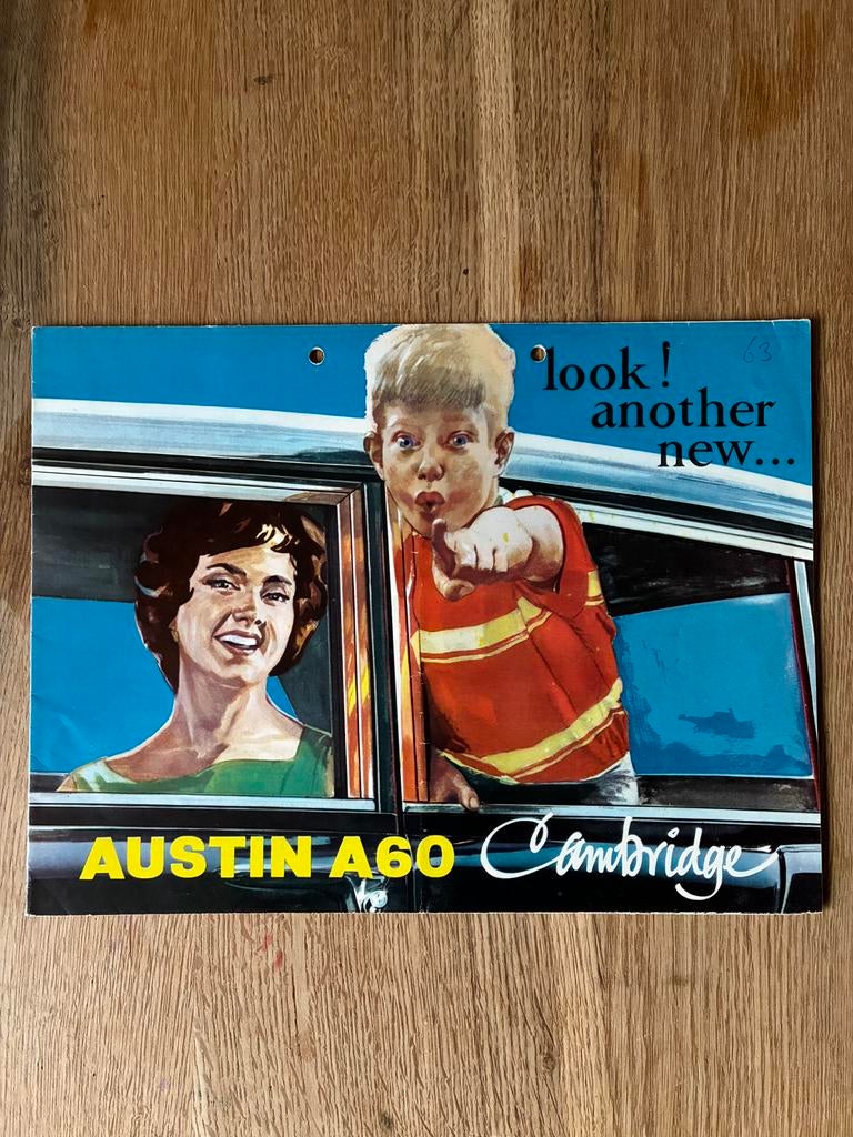 Austin A60 Cambridge brochure, Ophalen of Verzenden, Zo goed als nieuw, Overige merken