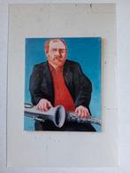 Simon Kramer atelier foto portret Willem Breuker gesigneerd, Ophalen of Verzenden