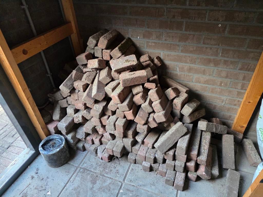 Waaltjes. Mix van hele en aangepaste stukken., Tuin en Terras, Tegels en Klinkers, Ophalen of Verzenden
