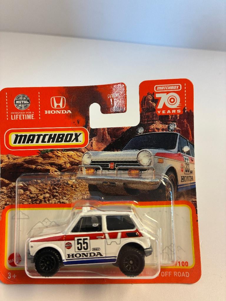 89742: Honda N600 Off Road - 1970 - Matchbox, Nieuw, Ophalen of Verzenden, Gondel 1, 1186MJ Amstelveen, Service.nl@mattel.com