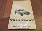 Vraagbaak Volkswagen Golf 1.1 1974-1978, mooie staat!, Ophalen of Verzenden