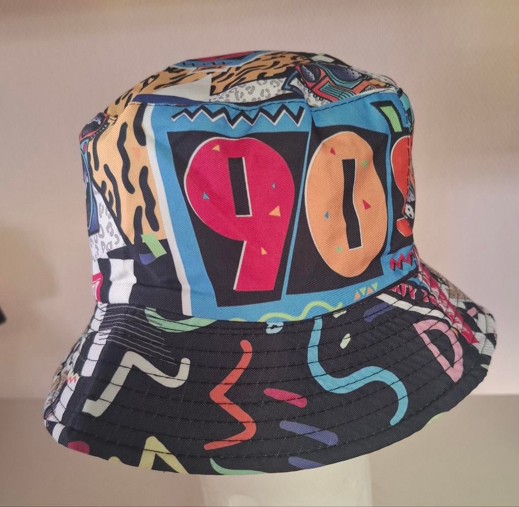 2 X Bucket hat voor 80 jaren party.s, Kleding | Heren, Hoeden en Petten, Ophalen of Verzenden, Nieuw