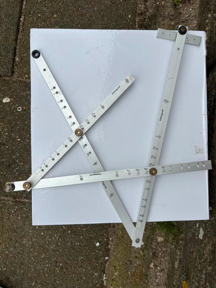 Pantograaf, instrument gebruikt voor kopiëren of vergroten/, Hobby en Vrije tijd, Tekenen, Gebruikt, Overige typen, Ophalen of Verzenden