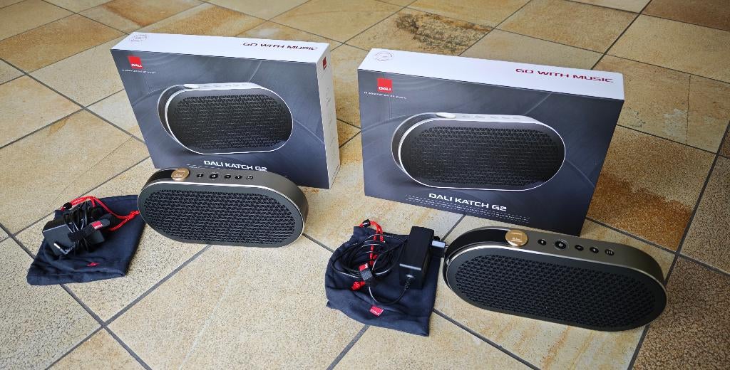 2x DALI KATCH G2 Iron Black, Audio, Tv en Foto, Luidsprekers, Zo goed als nieuw, Overige typen, Minder dan 60 watt, Overige merken