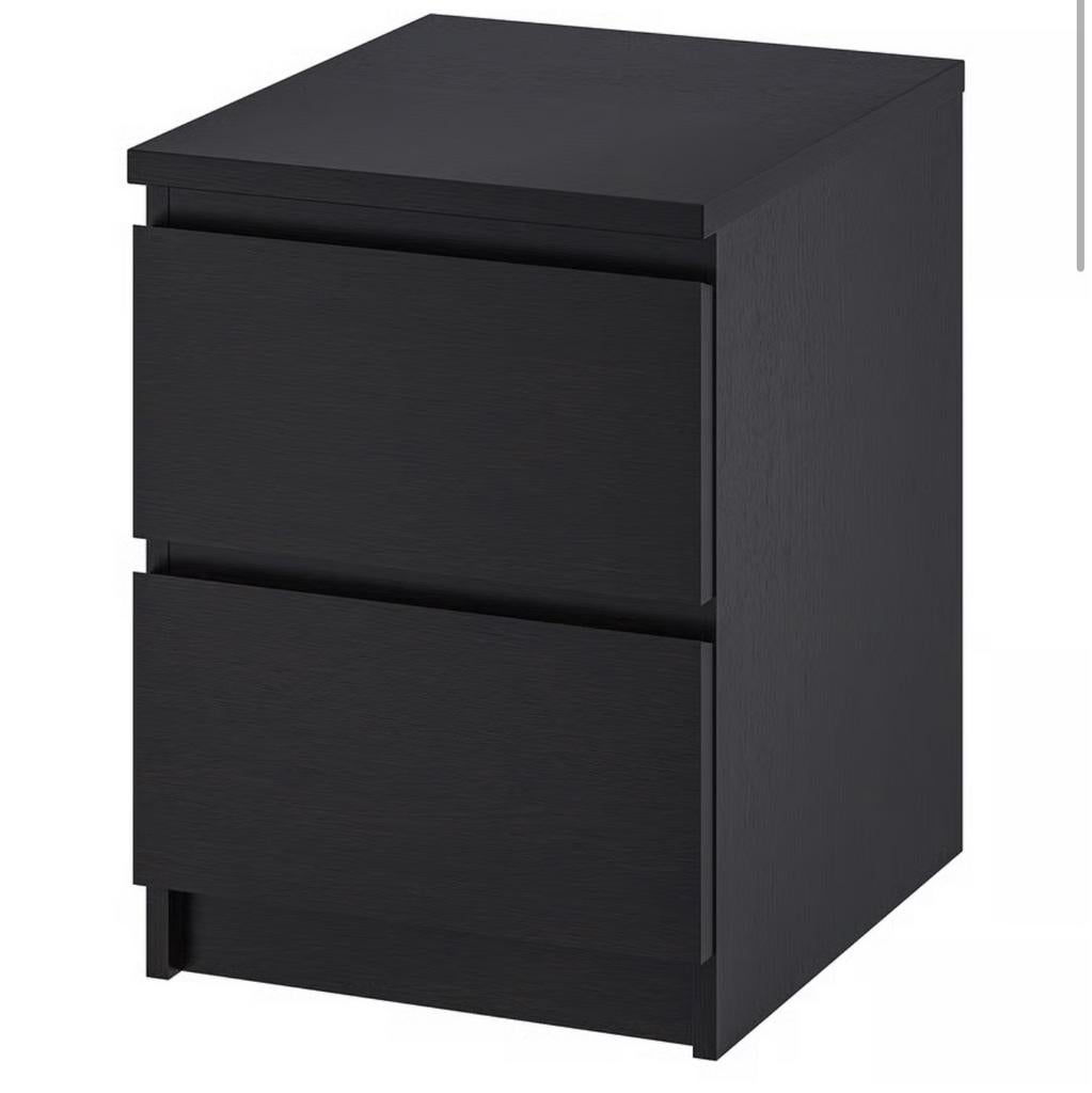2 stuks malm kastje ikea, Ophalen, 1 of 2 laden, 50 tot 100 cm, Zo goed als nieuw